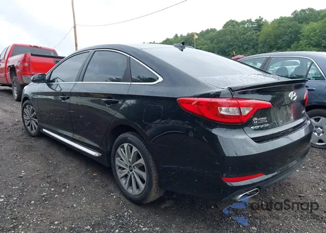 2015 Hyundai Sonata Sport z USA, uszkodzony, nr VIN 5NPE34AF4FH109273
